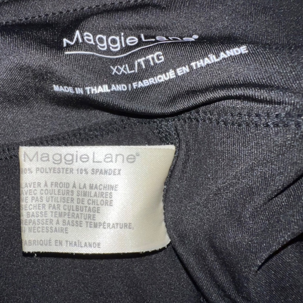 Black Lightweight Ruffle Skort - Picture 6 of 6